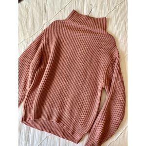 Aritzia Wilfred Montpelier Rose Pink Sweater